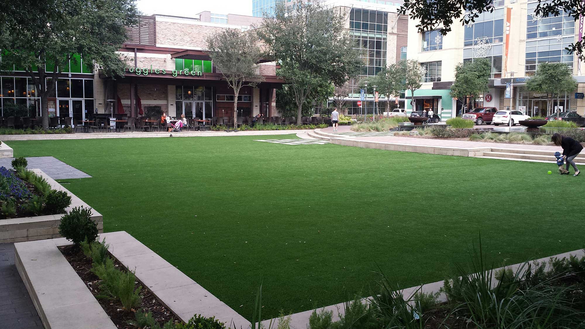 Artificial turf commercial landscaping in Arlington, TX - About Artificial Grass of Arlington
